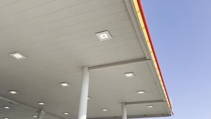 Gas station canopy