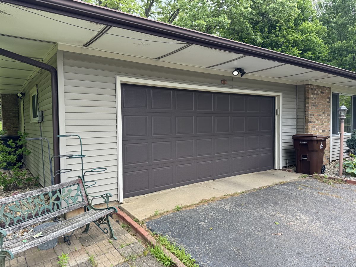 Garage siding
