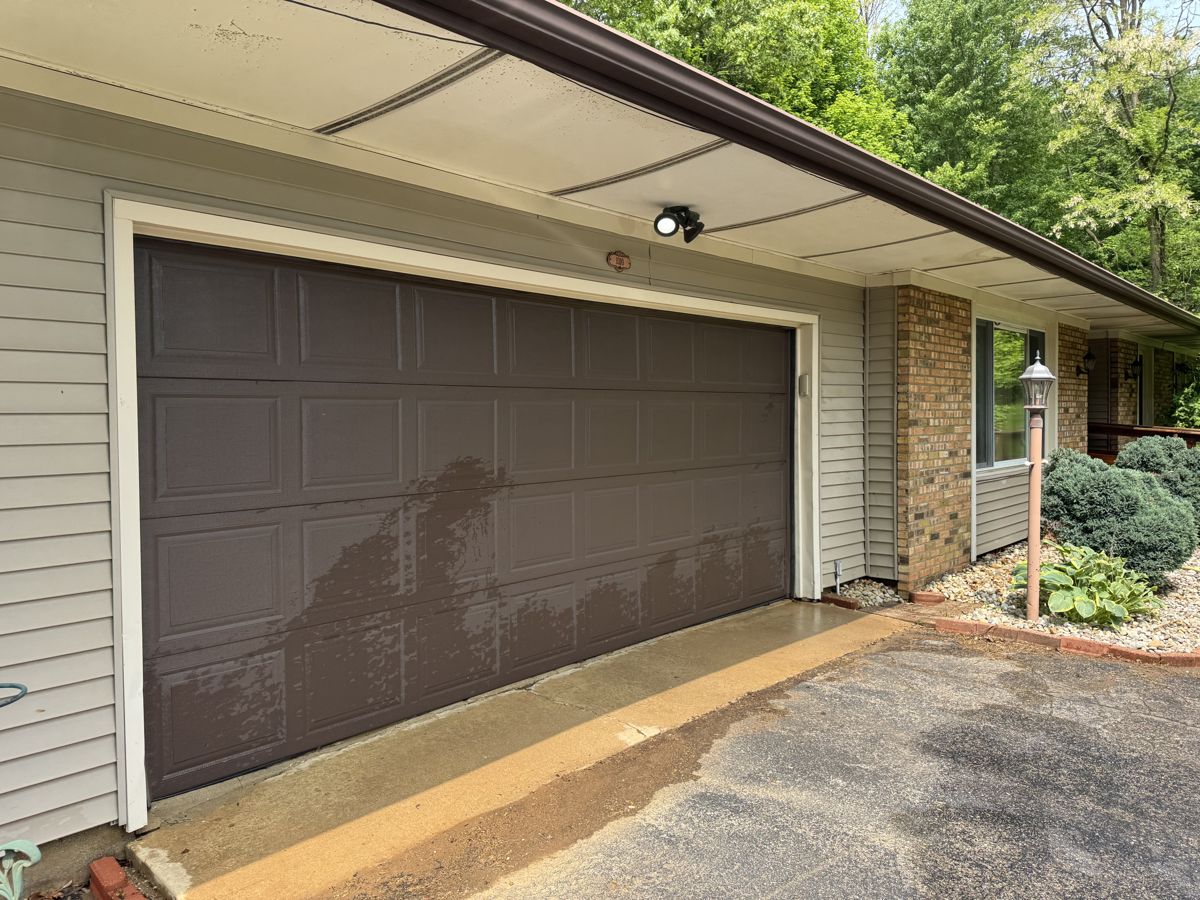 Garage siding